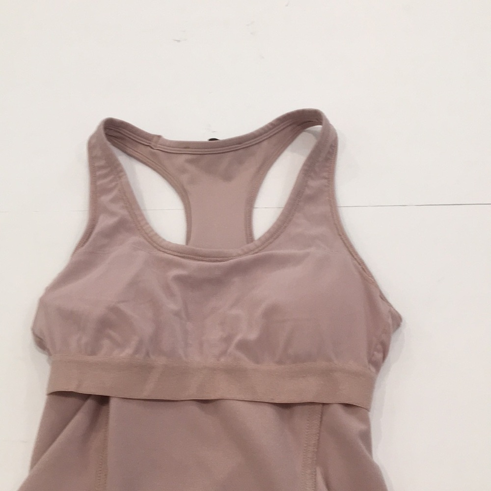 Stella McCartney Adidas Racer Back. Mauve. - Picture 5 of 7